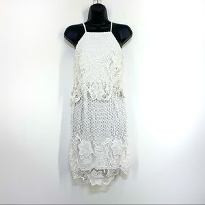 BB Dakota White Lace Mini